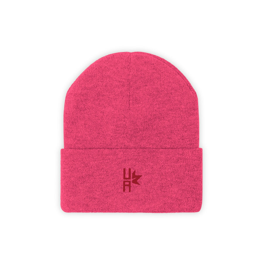 Knit Beanie Embroidered