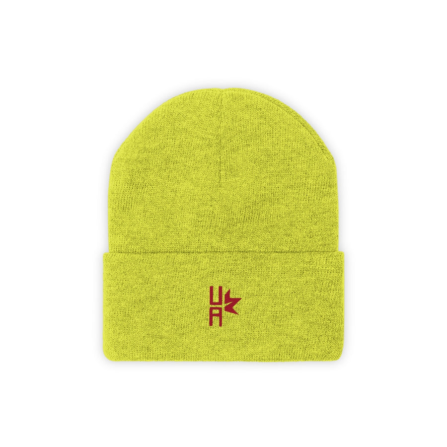 Knit Beanie Embroidered