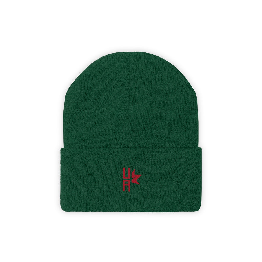 Knit Beanie Embroidered