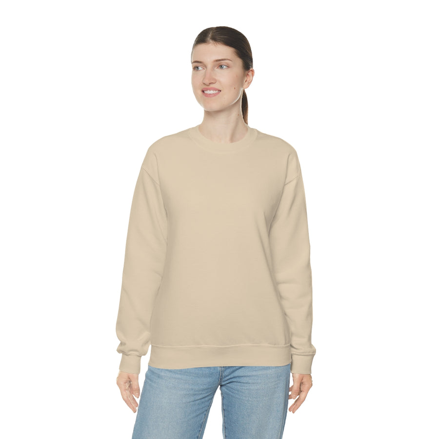 Unisex Heavy Blend™ Crewneck Sweatshirt with  Back Neck Print