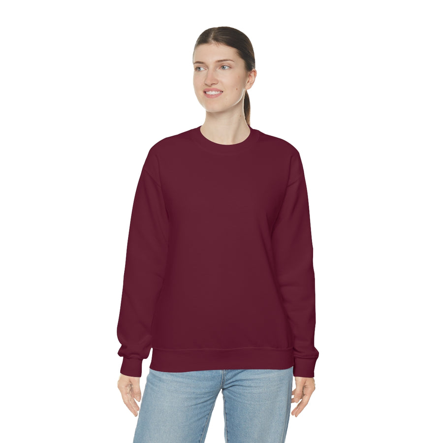 Unisex Heavy Blend™ Crewneck Sweatshirt with  Back Neck Print