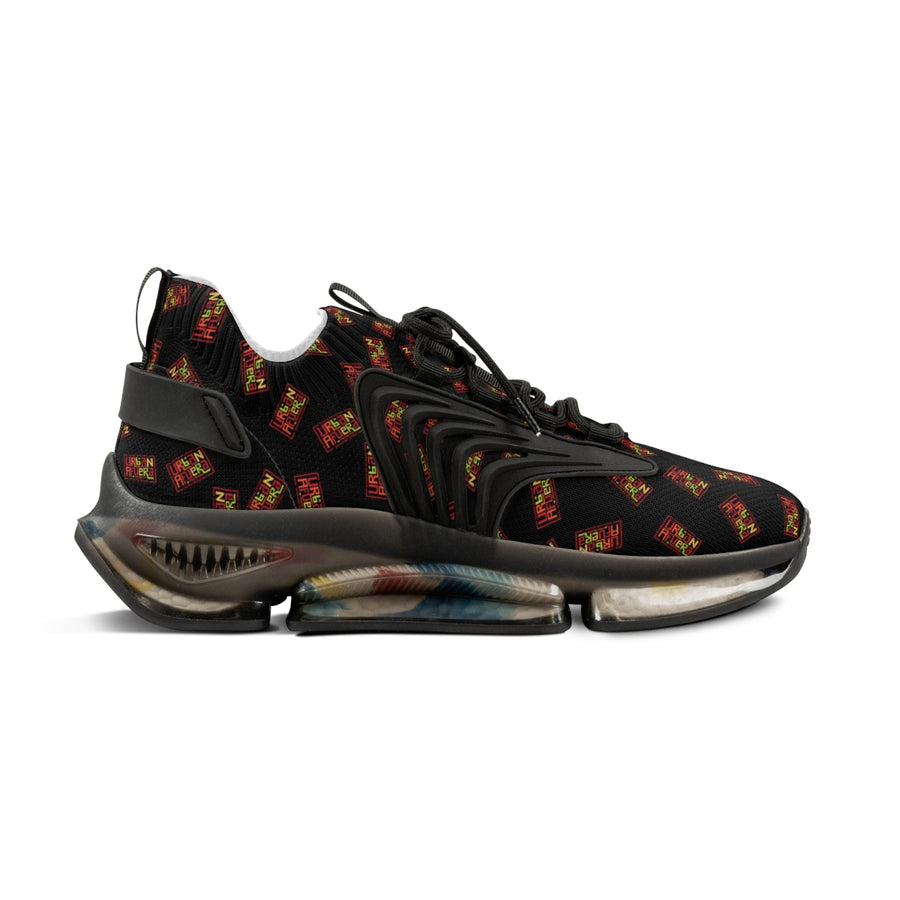 Mesh Sports Sneakers with Overall print