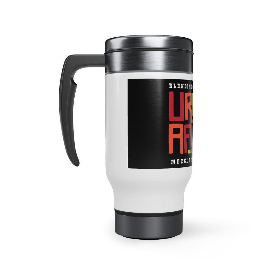 Stainless Steel Travel Mug with Handle, 14oz