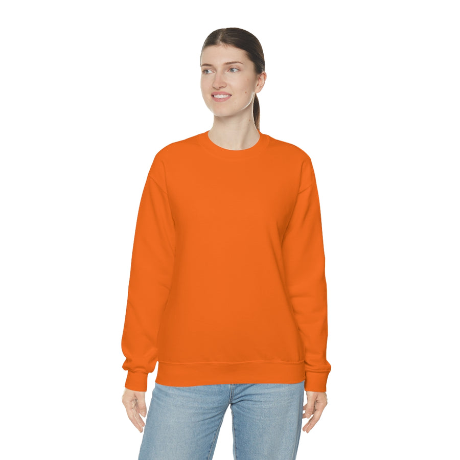 Unisex Heavy Blend™ Crewneck Sweatshirt with  Back Neck Print