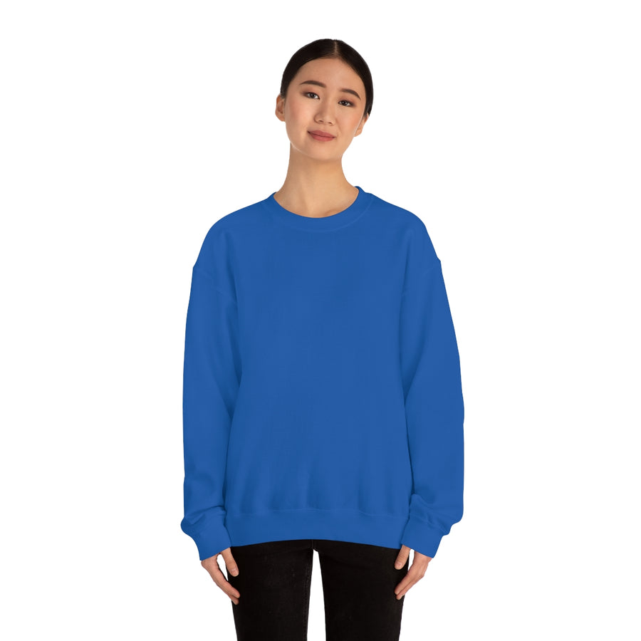 Unisex Heavy Blend™ Crewneck Sweatshirt with  Back Neck Print