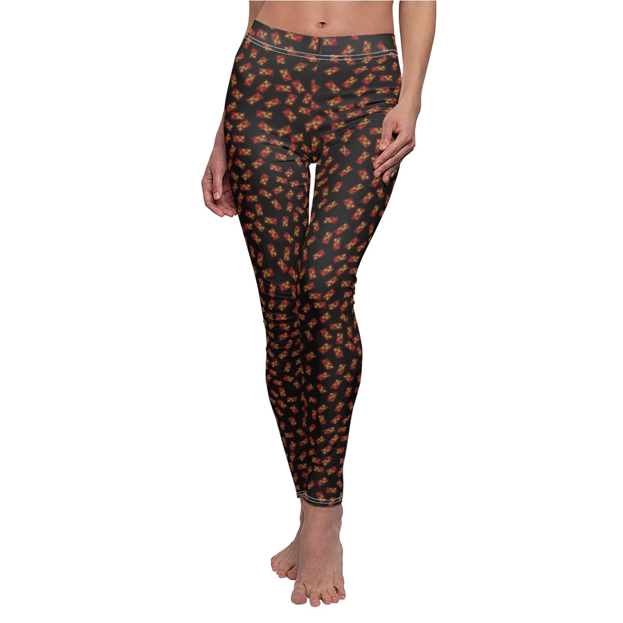 Women's Casual Leggings with Allover Print