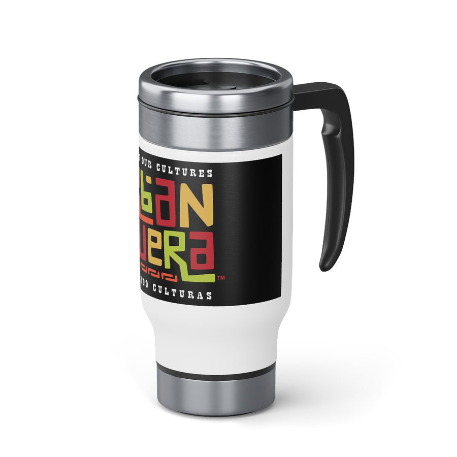 Stainless Steel Travel Mug with Handle, 14oz