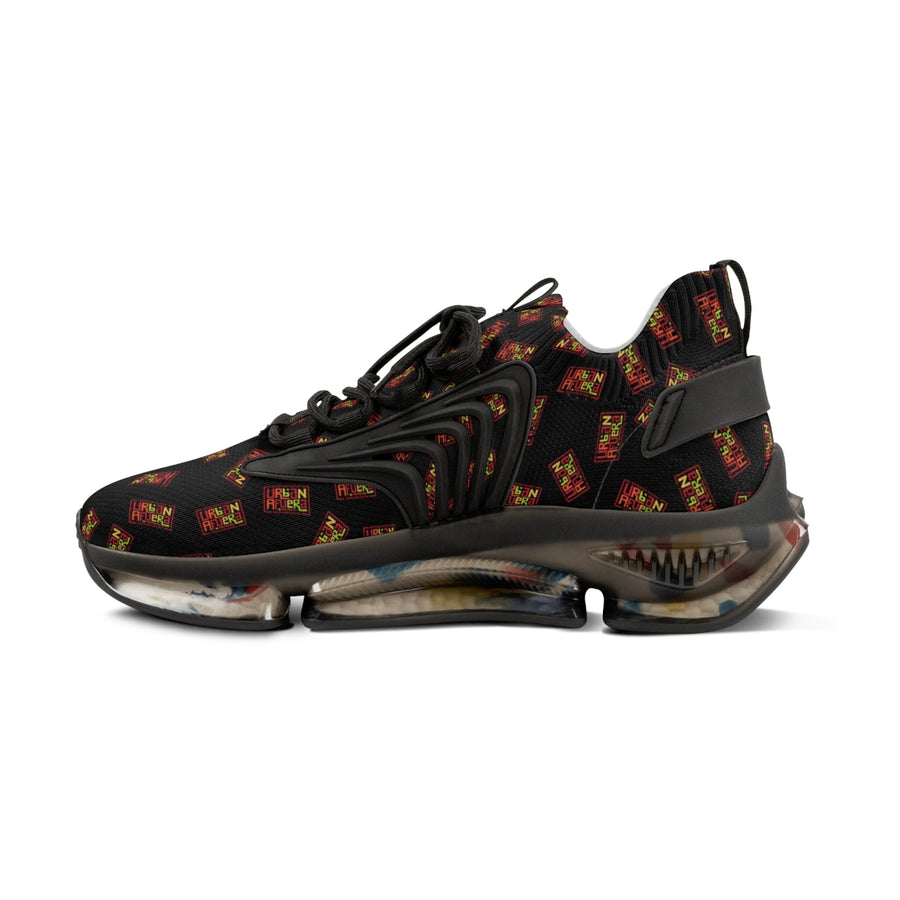 Mesh Sports Sneakers with Overall print