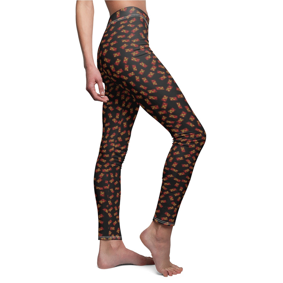 Women's Casual Leggings with Allover Print