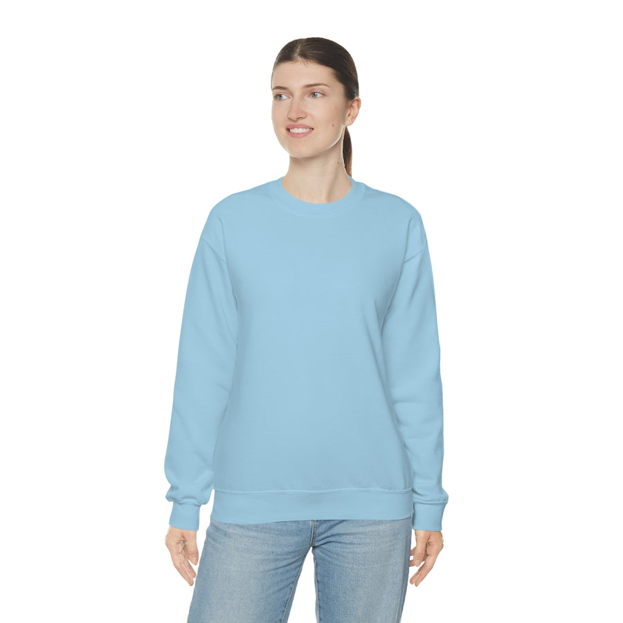 Unisex Heavy Blend™ Crewneck Sweatshirt with  Back Neck Print